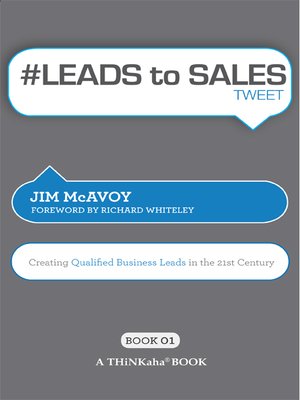 cover image of #LEADS to SALES tweet Book01